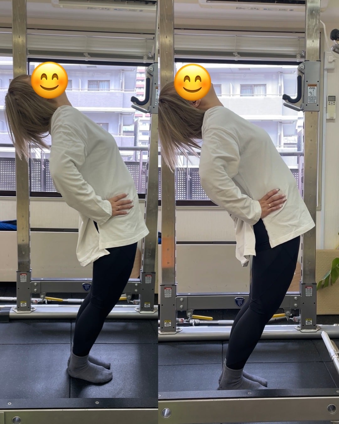 腰痛でお悩みのお客様の背骨の嬉しい変化と行ったエクササイズ！